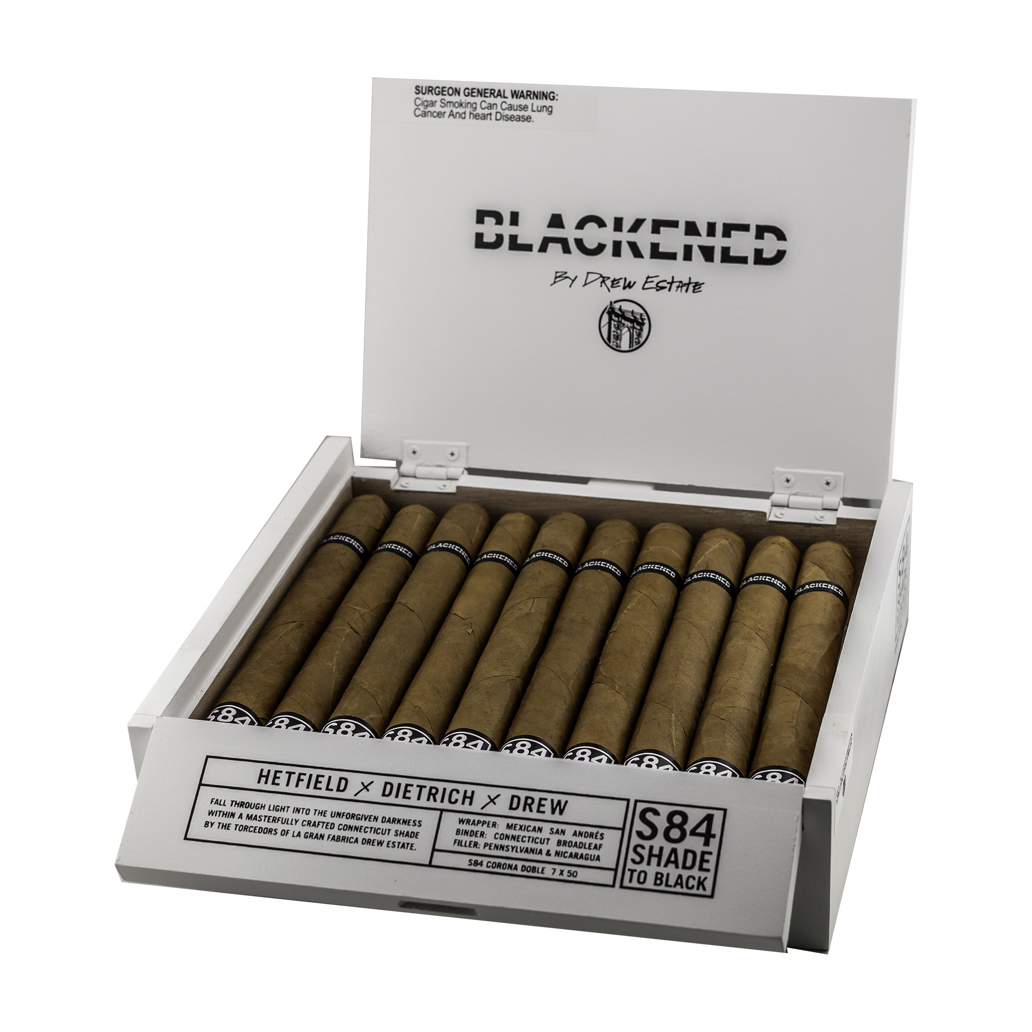 Blackened S84 Corona Doble Cigar - Box